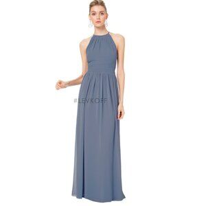 #Levkoff - Bridesmaid Dress (Size 10, Dusty Blue)